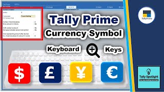 How to enable Multi Currency in Tally Prime  Currency Symbol Creation in Tally Prime [upl. by Aihsenet]