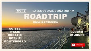 Roadtrip Croatie jour 3  SassuoloAncona  BMW R1250GSA bmw r1250gs r1250gsa r1250r [upl. by Marika425]