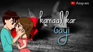 Jhuki jhuki Nazar Teri kamal kar gayi ll Whatsaap status lyrics video [upl. by Fallon]