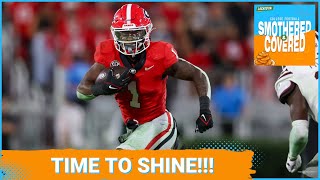 Alabamas OL Georgia RB Trevor Etienne and Notre Dame QB Riley Leonard need to shine on Saturday [upl. by Assenal203]