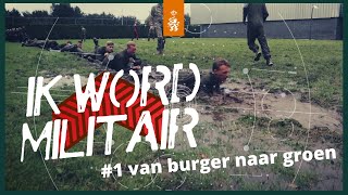 💪 Van BURGER naar GROEN het begin van de AMO  IK WORD MILITAIR  1 [upl. by Aihsa567]