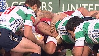 Benetton Treviso v Scarlets  First Half Highlights 8th February 2014 [upl. by Oca]