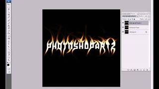 Feuertext erstellen  Photoshop Tutorial Basic [upl. by Garrity445]