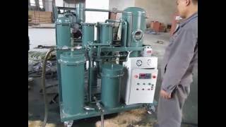 Stop machine by real operation for TYA vacuum oil purifier [upl. by Godbeare]