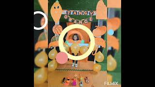 🍊Orange Day celebration🧡bachpanchannasandra orangeday colour preschoolactivities orangedecor [upl. by Yekcir716]