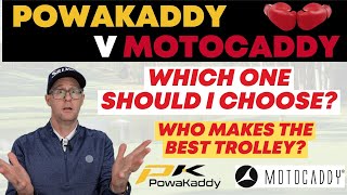 The Ultimate Electric Trolley Showdown Powakaddy VS Motocaddy [upl. by Eliot951]