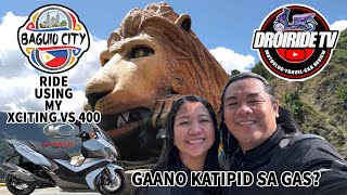 Makati to Baguio Ride  Gaano Katipid sa Gas ang Kymco Xciting VS  Andaming First Time [upl. by Ekenna]