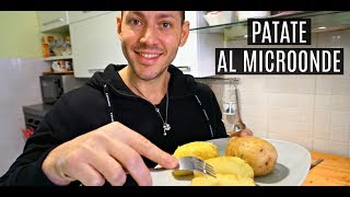 PATATE AL MICROONDE LESSE PRONTE IN POCHI MINUTI SENZA SPORCARE LA CUCINA [upl. by Ymmot]