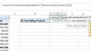 GMetrix Excel 2016 Cube Functions [upl. by Bel387]