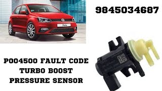 P004500 Turbo Boost pressure sensor fault code VW Polo [upl. by Cathrin]