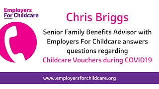 Childcare Vouchers during COVID19  advice for parents on managing their Childcare Voucher account [upl. by Forester378]