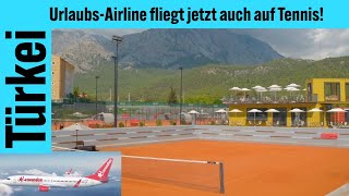 Diese UrlaubsAirline fliegt jetzt auch auf Tennis [upl. by Nael]