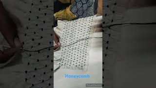 Honeycomb Stitching [upl. by Ntsyrk38]