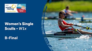 2023 World Rowing Championships  Womens Single Sculls  BFinal Olympic Qualification [upl. by Ayhtin]