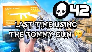 LAST TIME USING THE BEST TOMMY GUN CLASS SETUP on REBIRTH ISLAND Vanguard Warzone [upl. by Hametaf]