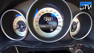 2014 Mercedes E400 333hp AMG Line  0251 kmh acceleration 1080p [upl. by Gagne]