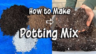 How to Make Your Own Potting Mix and Save Money  Easy DIY [upl. by Shreve432]