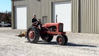 Allis Chalmers WD tractor w 3 pt finish mower [upl. by Server478]