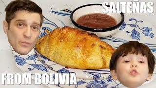 BOLIVIAN SALTEÑAS Recipe  Cooking with Kids [upl. by Yrrot]