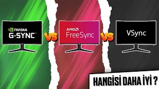 GSYNC VSYNC AMD FREESYNC Monitör Teknolojileri Nedir Hangisini Kullanmalıyız 2024 [upl. by Latvina39]