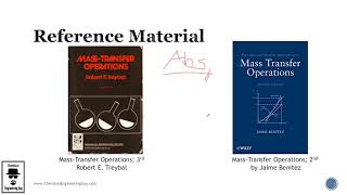 Mass Transfer Operations Reference Lec005 [upl. by Serene]