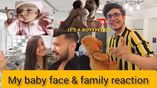 Wonders hub baby face reveal 😍 family reaction wonder hub video triggered by new video fukra insan [upl. by Skrap438]