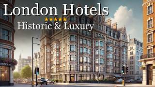 10 of the Best Historic and Luxury Hotels in London [upl. by Lennej]