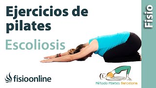 Ejercicios de Pilates para cuidar la escoliosis [upl. by Kcirrag]