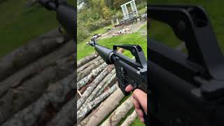 Gbb m16a1 test fire airsoftaeg airsoftglobus americanrifle airsoft gbb evike [upl. by Ettari749]