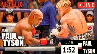 Mike Tyson vs Jake Paul Full FIGHT Highlights  Netflix  2024 [upl. by Naz]