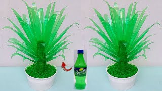 Plastic bottle Vase Craft DIY Tree from Waste bottleSprite ki bottle se Guldasta banane ka Tarika [upl. by Wivinia]