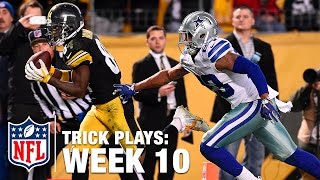 Top Trick Plays of Week 10  NFL Highlights [upl. by Ahsiele266]