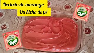 Recheio de morango com suco Tang estruturado para bolorecheio de bicho de pé [upl. by Konyn]