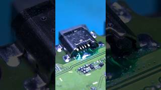 Replace the charger port connect the missing pins phonerepair shortvideo [upl. by Ethelinda]