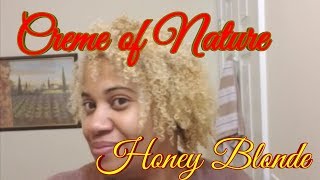 Creme of Nature Honey Blonde Hair Color  Requested [upl. by Shantee]