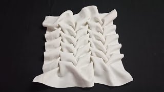 Canadian Smocking Tutorial  Leaf Pattern [upl. by Yorled996]