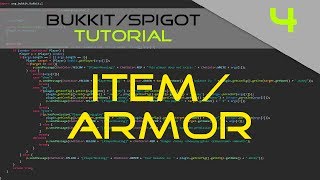 Minecraft BukkitSpigot Plugin Tutorial 4 ItemStack [upl. by Alys]