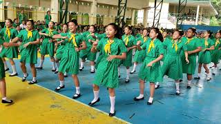 PEREZ ELEMENTARY SCHOOL  3rd place in Yell and Song GSP OneDay Encampment [upl. by Agna]