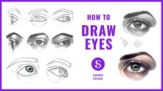 HOW TO DRAW – Augen zeichnen lernen für Anfänger [upl. by Riay]