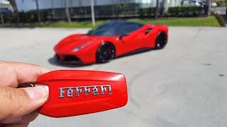 Ferrari 488 GTB Novitec Engine Start Up amp Drive Exterior and Interior at Prestige Imports Miami [upl. by Azenav]