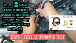 Paano mag test ng stator ng motor kung sira na [upl. by Drahsar236]