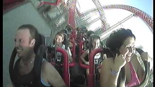 VIDEO DIVERTENTE MONTAGNA ROLLER COASTER RUSSA MIRABILANDIA ISPEED [upl. by Ytak]