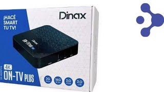 Dinax ONTV Plus 4k Problema de sistema [upl. by Naujid]