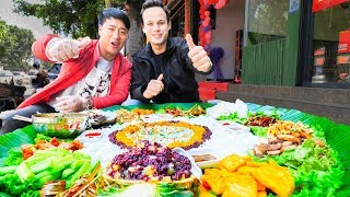 UNSEEN STREET FOOD in China  BEST Street Food in the WORLD  BBQ Pork amp SPICY Noodles [upl. by Etteoj]