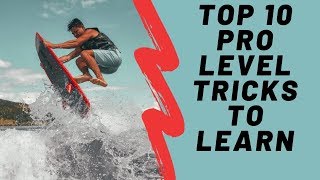 Best Pro Level Wakesurf Tricks To Learn [upl. by Aitetel]