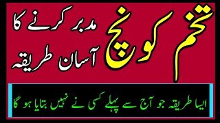 Tukhme Konch mudabbar karny ka asan tareeqa By Hakeem Zia Shahid [upl. by Engeddi790]