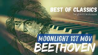 Beethoven  Moonlight Sonata 1st mov  Beautiful Piano music [upl. by Coster]