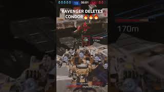 RAVENGER DELETES CONDOR🔥🔥🔥gaming warrobots [upl. by Alyac118]