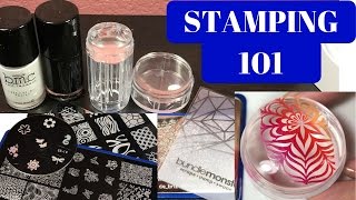 Nail Art for Beginners How to STAMP [upl. by Denise714]