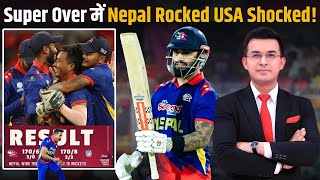 Nepal register a thrilling super over win against USA Fans बोले quotINDAFG के बाद बेस्ट टीम है Nepquot [upl. by Irv926]